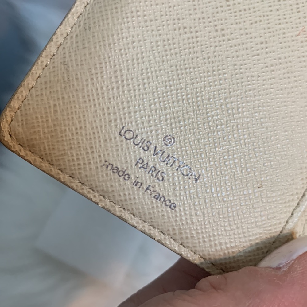 2006 authentic Louis Vuitton Damier Azur (DA) kisslock wallet French purse - Picture 9 of 16